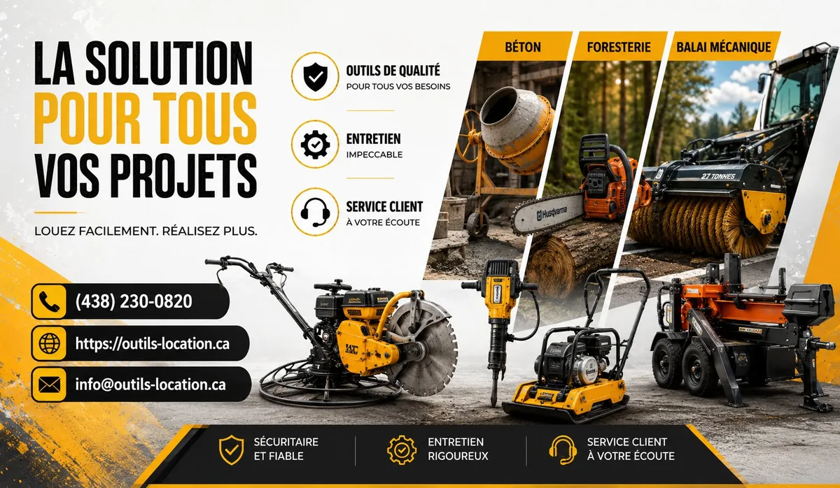 Bannière Location d'Outils