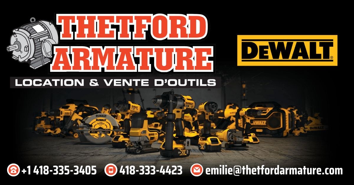 Bannière Thetford Armature Inc. (Location Tai)